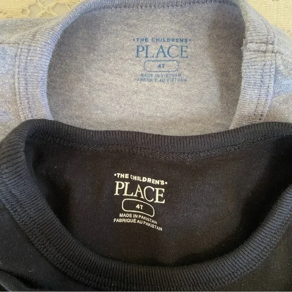 The Children’s Place Size 4T - Set of 2 Boy’s Cotton Long Sleeve Monster Tees - Picture 3 of 12